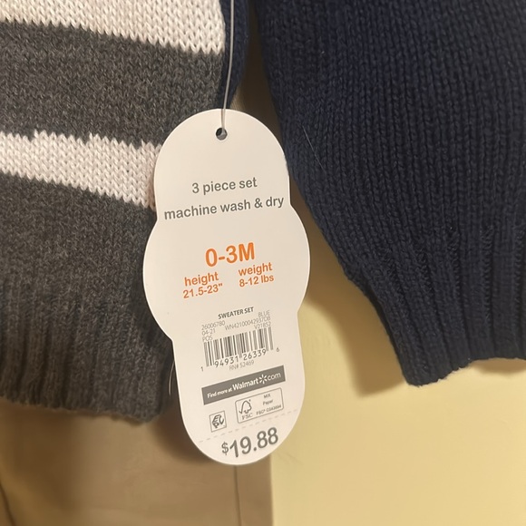 0-3 months wonder nation 3 pc set - Picture 3 of 3